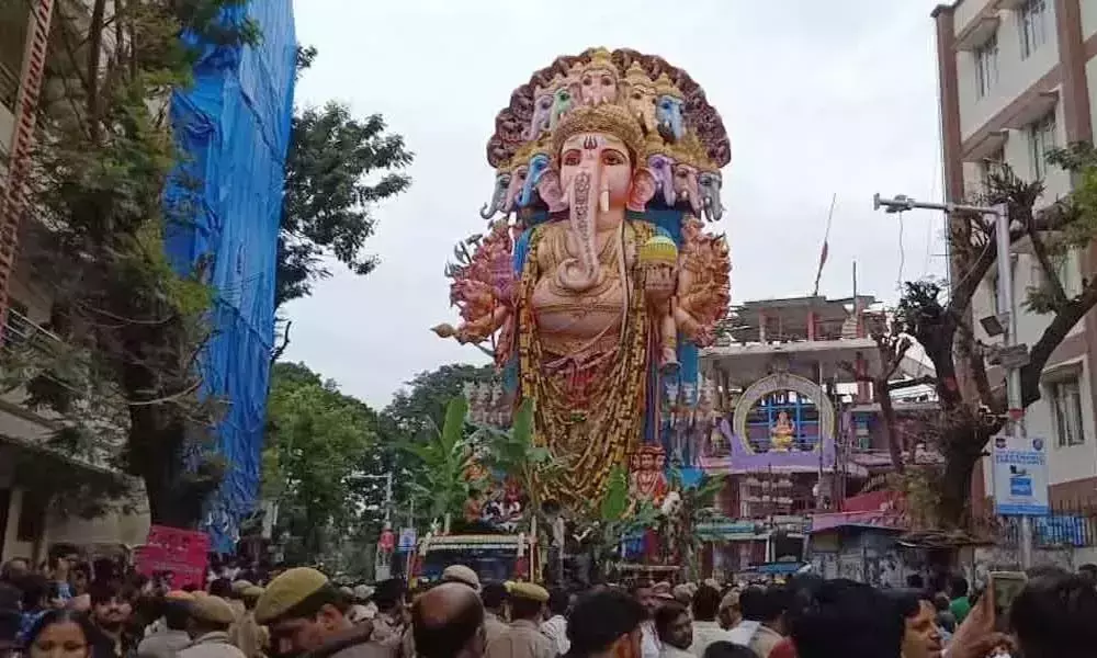 Khairatabad Ganesh Idol to be 40 Feet Tall This Year