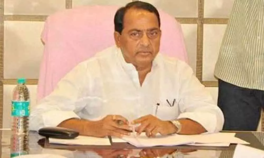 Minister Indrakaran Reddy Face Bitter Experience in Nirmal District Program