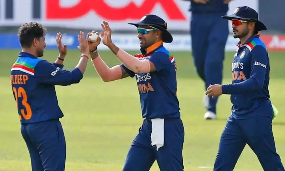 India Sri lanka First One day Sri lanka Batting  in 50 Overs