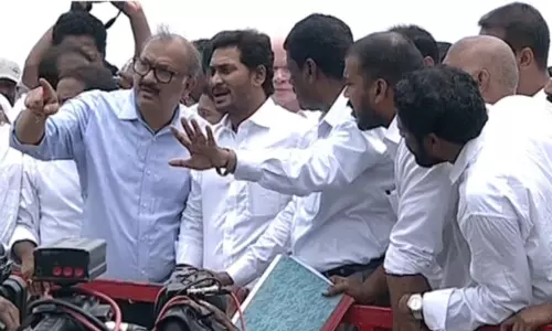 Ongoing CM Jagan Tour in Polavaram