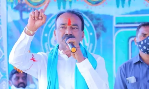 Etela Rajender Strong Counter to Police Etela Rajender Strong Counter to Police