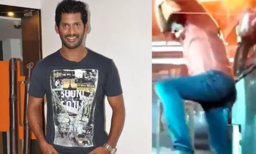 Hero Vishal Injured at Shooting Spot in Hyderabad