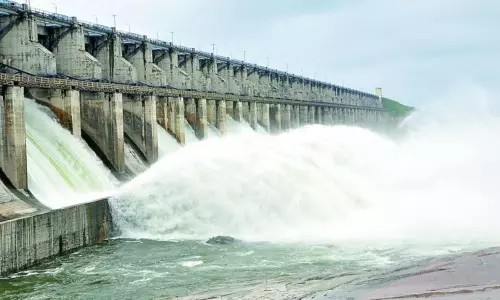 Water Inflow to Sriram Sagar Project due to Heavy Rains Water Inflow to Sriram Sagar Project due to Heavy Rains