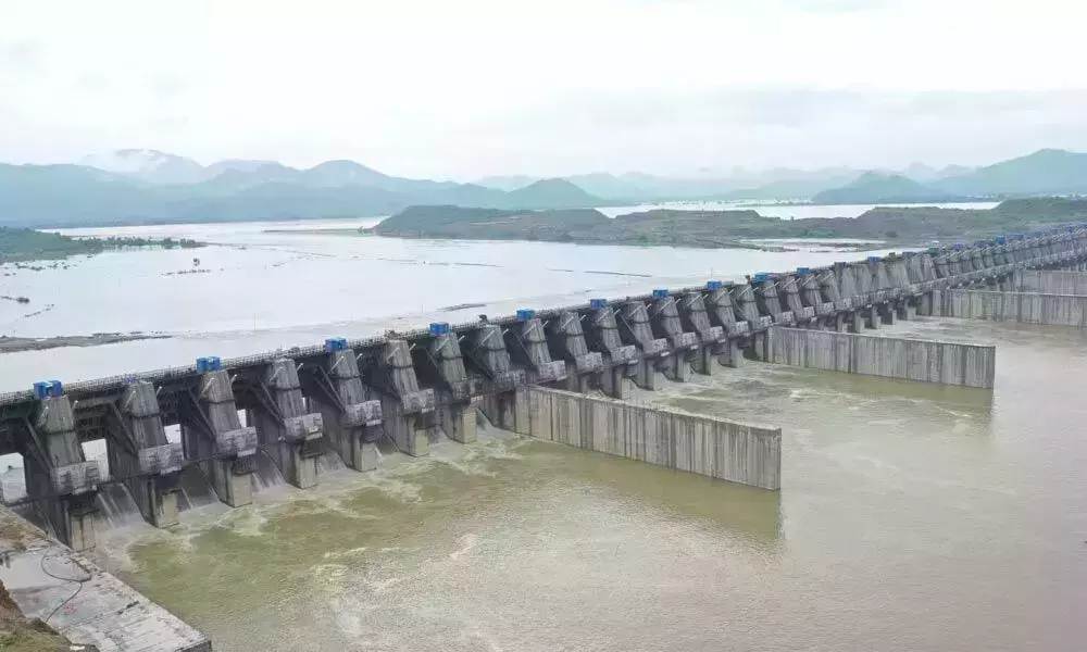 Heavy Water Inflow Polavaram Project Godavari District Heavy Water Inflow Polavaram Project Godavari District