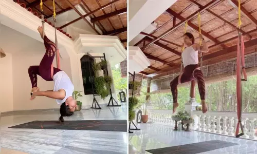 Actress Anjali Yoga Skills Actress Anjali Yoga Skills