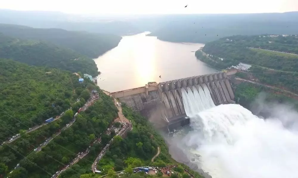 Srisailam Dam Gates Are Likely to be Lifted Today 28 07 2021 Evening