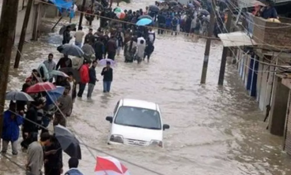 Heavy Floods And Cyclone in Kishtwar District of Jammu And Kashmir