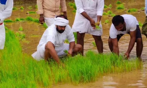 Farming for the Solution of the Problems of Farmers Says JD Lakshmi Narayana Farming for the Solution of the Problems of Farmers Says JD Lakshmi Narayana