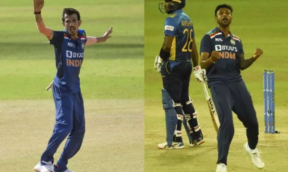 Team India Players Chahal And Gowtham Tested Corona Positive And Went to Isolation in Sri Lanka