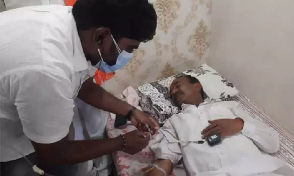 Etela Rajender Suffers High Fever, Takes a Break From Padayatra