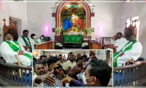 Controversy at Guntur East Paris Church Clashes Between two Groups