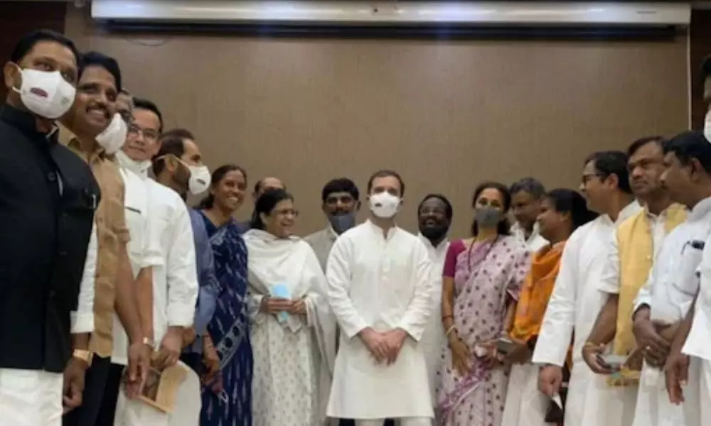 Rahul Gandhi Meets With Opposition Leaders
