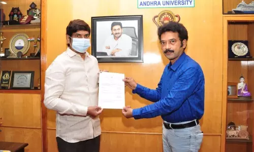 Doctorate to Visakha Lecturer Rabindranat for Research on Chetan Bhagat Novels!