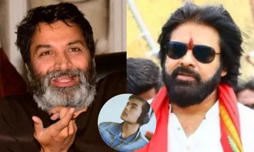 Director Trivikram And Pawan Kalyan Planning A Movie With Akira Nandan