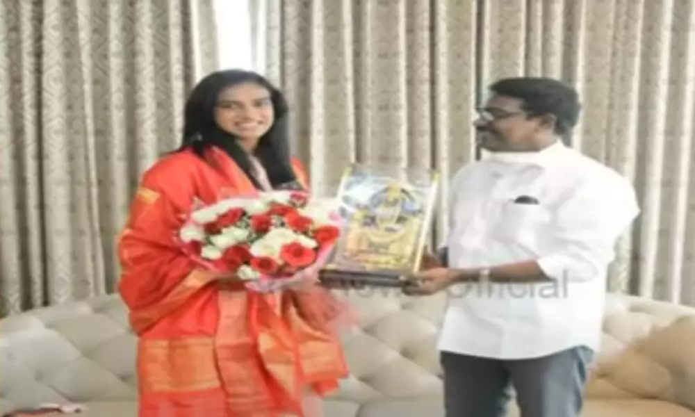 Minister Puvvada Ajay Kumar Says Congratulations to PV Sindhu
