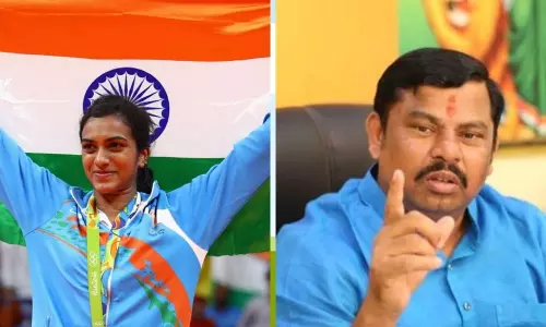 BJP MLA Raja Singh Demands Telangana Government to Appoint The PV Sindhu As Telangana Brand Ambassador