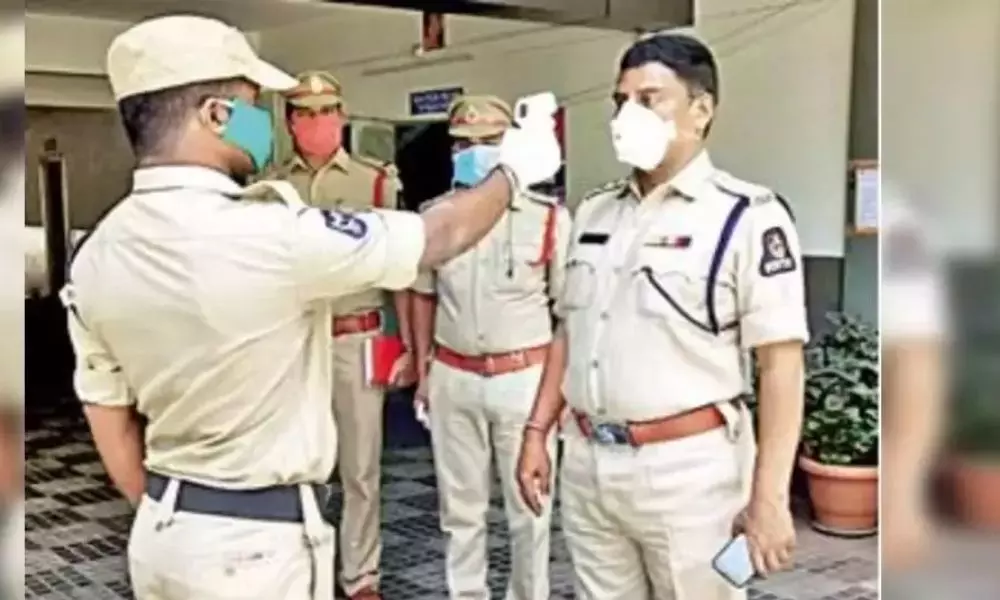 Again Corona Tension in Telangana Police Department