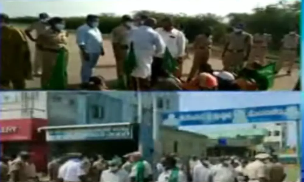 Amaravati JAC Leaders Arrested by Police