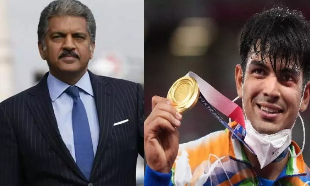 Anand Mahindra Announced The Mahindra XUV700 Gift to Olympic Golden Athlete Neeraj Chopra