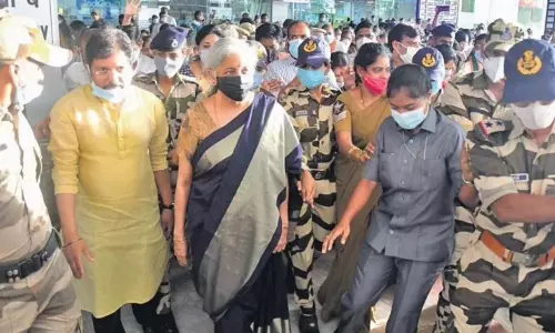 Central Minister Nirmala Sitharaman Tour in Visakhapatnam