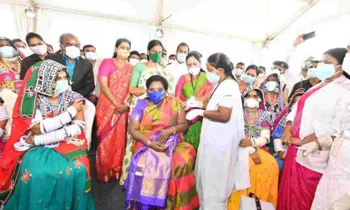 Telangana Governor Tamilisai Tribal day Wishes to Telangana Tribals