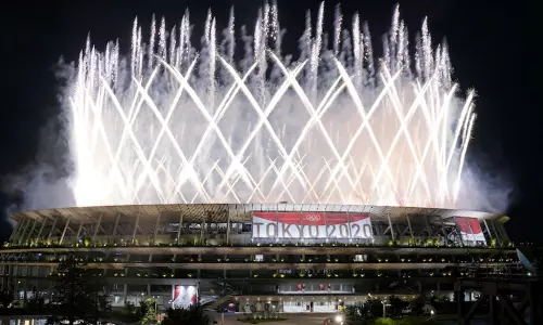 The End of The Tokyo Olympics Closing Ceremonies Grandly The End of The Tokyo Olympics Closing Ceremonies Grandly