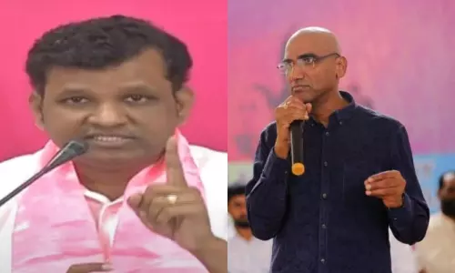 TRS MLA Gadari Kishore Kumar Slams BSP Leader RS Praveen Kumar TRS MLA Gadari Kishore Kumar Slams BSP Leader RS Praveen Kumar