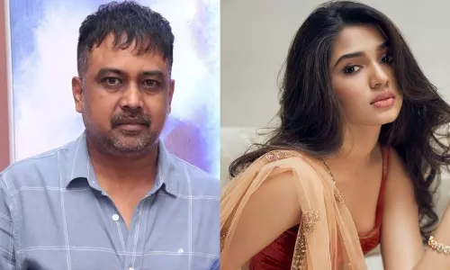 Director Lingusamy Shouts on Krithi Shetty in Ram Pothineni Rapo 19 Movie Shooting Director Lingusamy Shouts on Krithi Shetty in Ram Pothineni Rapo 19 Movie Shooting