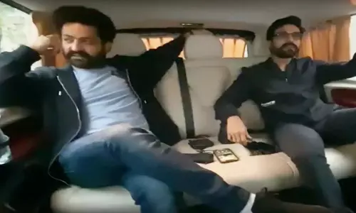 Jr NTR and Ram Charan Groove to Dosti Song From RRR Jr NTR and Ram Charan Groove to Dosti Song From RRR