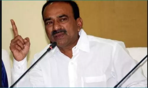 Etela Rajender Criticize on Minister Harish Rao