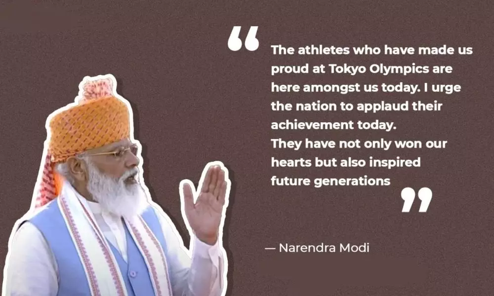 Winning Medals at the Olympics has Been an Inspiration to all us Says PM Modi