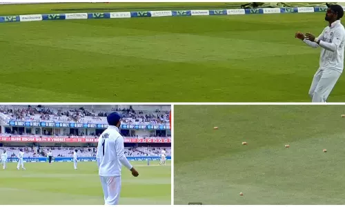 England Fans Throws Beer Bottles on KL Rahul in Between India Vs England Second Test Match