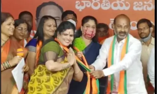 Actress Karate Kalyani Joined In BJP Party