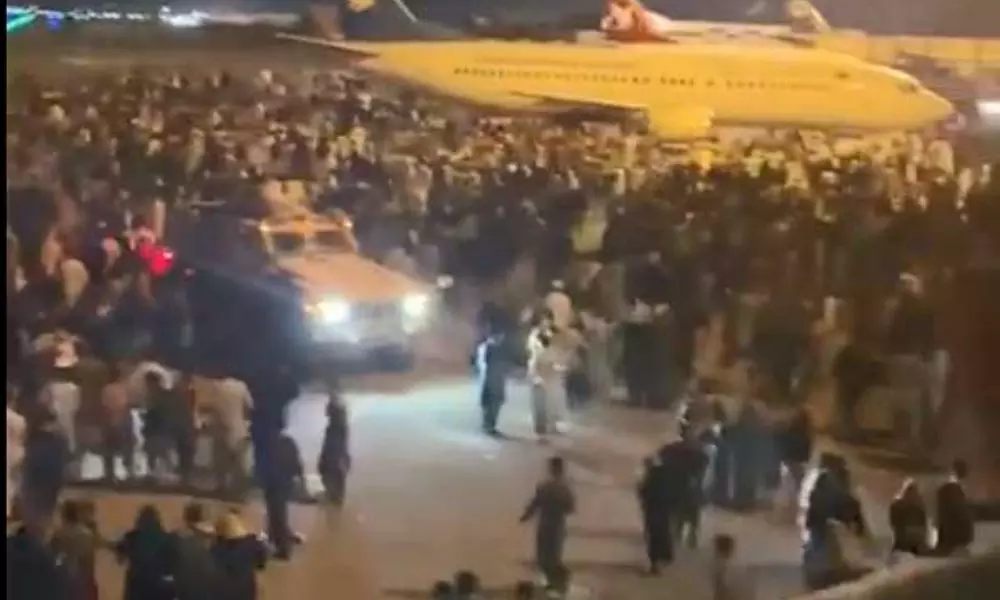 Chaotic Scenes at the Kabul Airport as the Taliban Retakes Power in Afghanistan and Thousands Flee