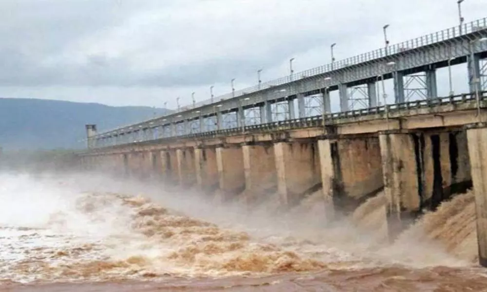 Water Inflow to Taliperu Project in Bhadradri Kothagudem District