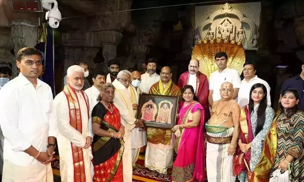 Lok Sabha Speaker Om Birla Visited Tirumala Temple