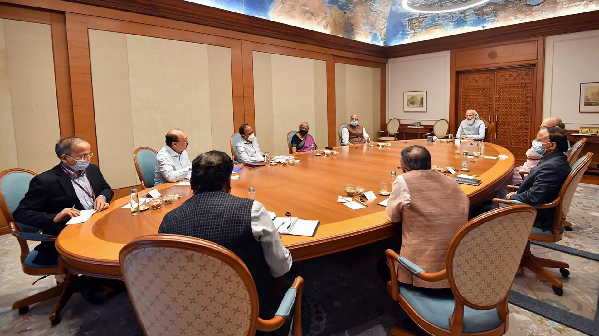 National Security Affairs Committee Meeting With Prime Minister Modi About The Indians in Afghanistan