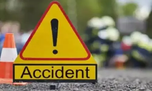 Road Accident in Bhadradri Kothagudem District Road Accident in Bhadradri Kothagudem District