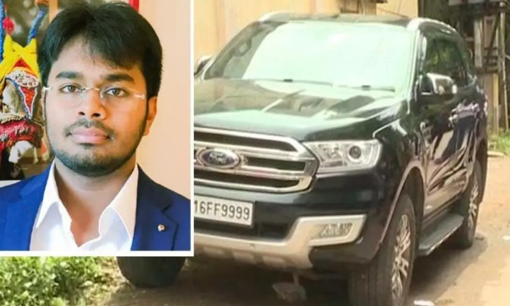 Dead Body Found in a Car at Vijayawada