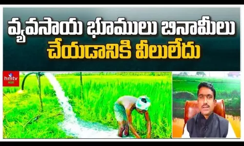 Agricultural Lands, Binamis are not Allowed to do