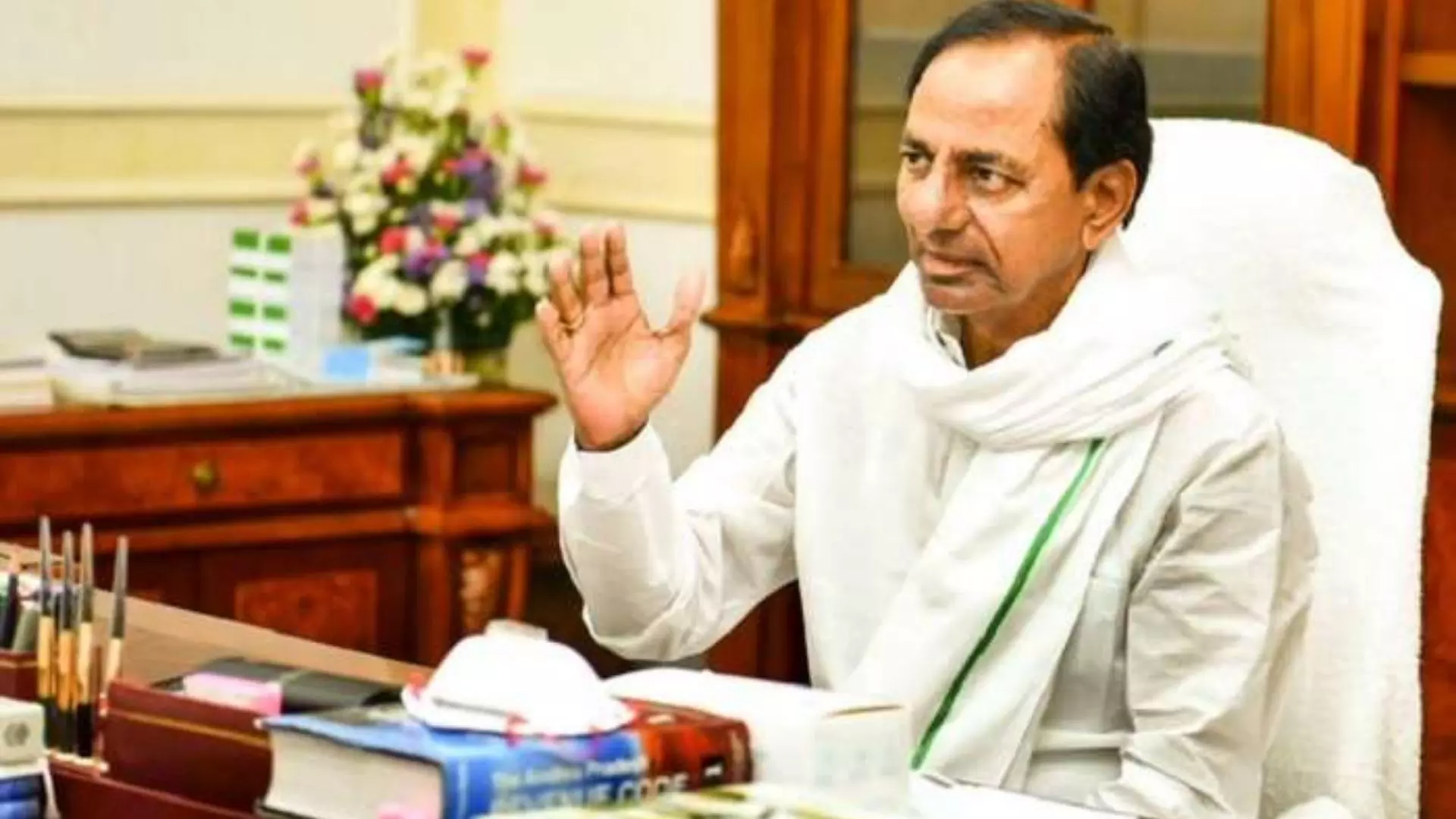 CM KCR Review on Krishna River Water Issue