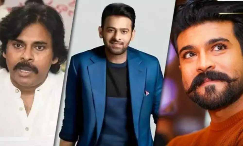 Pawan kalyan, Prabhas and Ram Charan may Creates History in 2022 with The Release of Three Movies Each