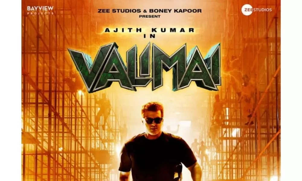 Ajith Kumar Valimai Movie is Most Tweeted Hashtag in India 2021