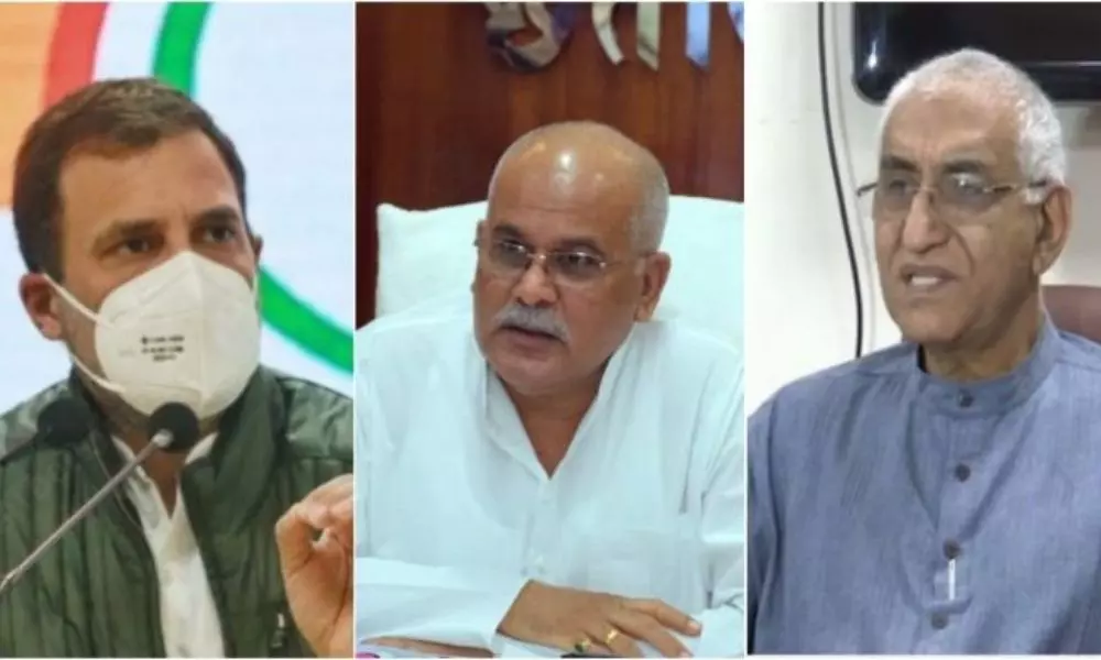 Punjab And Chhattisgarh Leaders Demands Change The Both Chief Ministers
