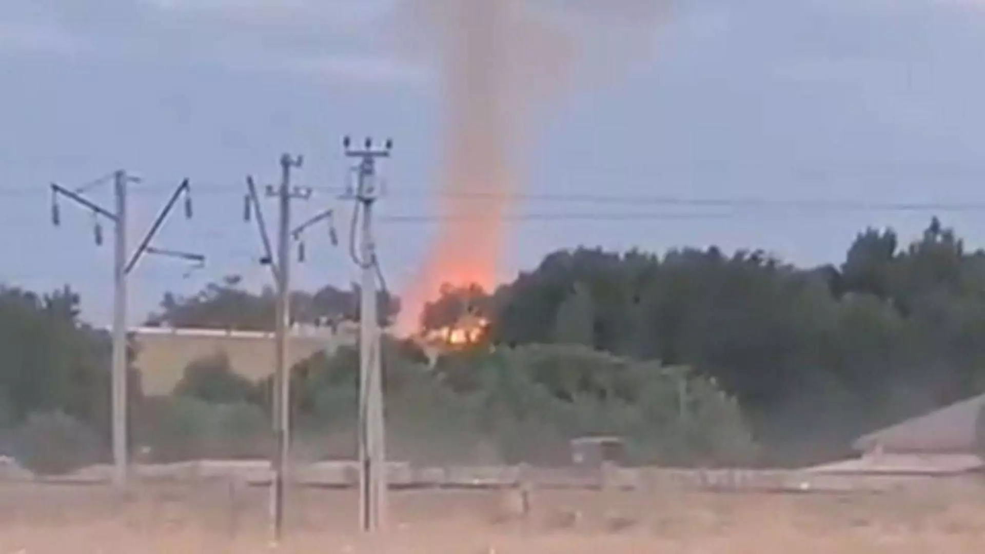 Huge Explosion Near Military Ware House in Kazakhstan