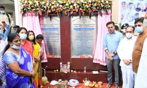 Minister KTR Inaugurated 288 Units of 2 BHK Houses at Pilligudiselu
