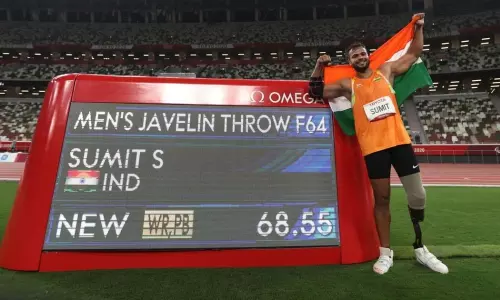 Tokyo Paralympics: Sumit Antil Wins Gold Medal in Javelin Throw Tokyo Paralympics: Sumit Antil Wins Gold Medal in Javelin Throw
