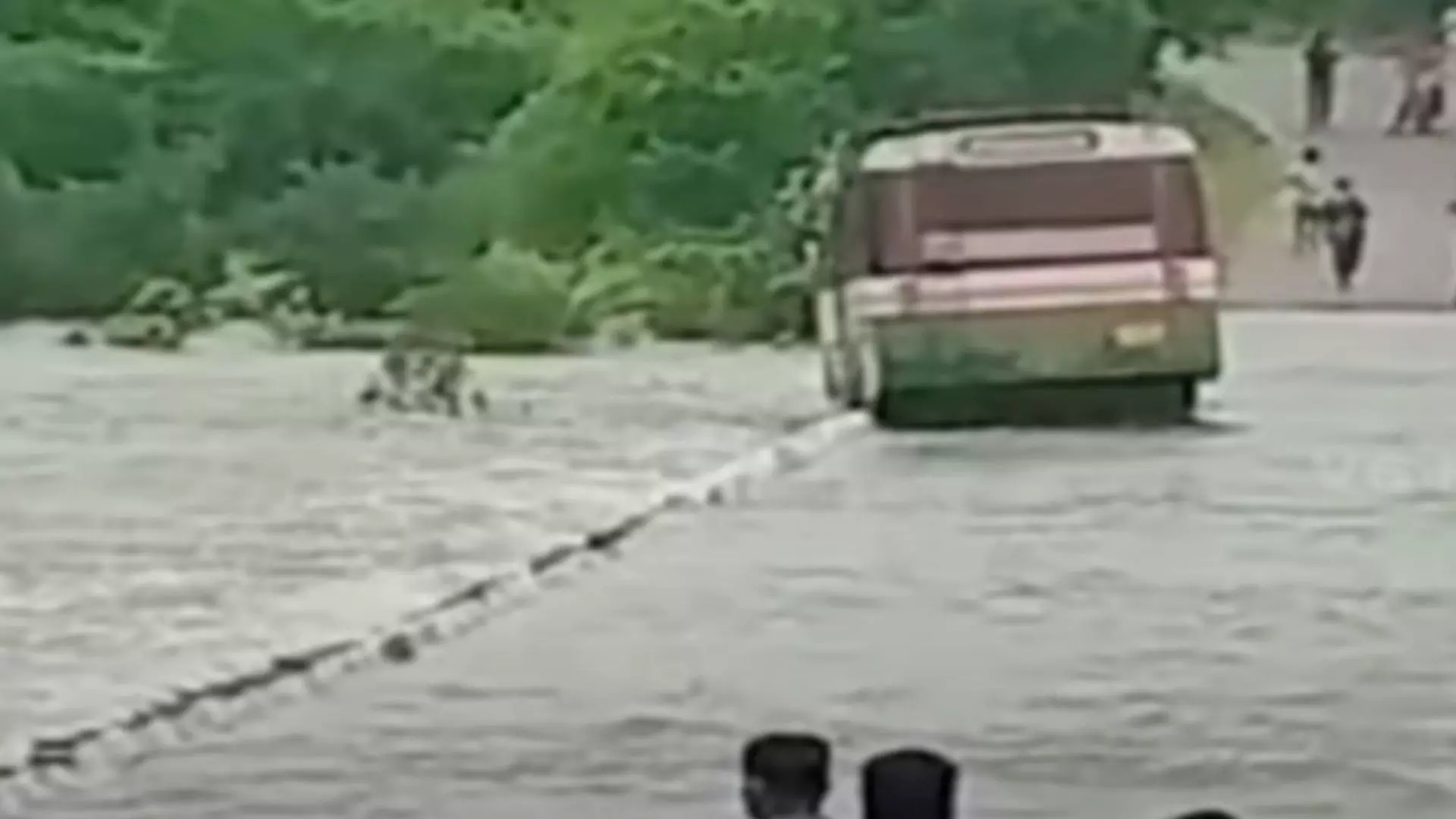 Siddipet Depot RTC Bus Washed Away in Flood Water At Rajanna Sircilla District
