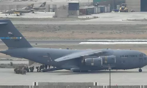 American troops vacated completely from Afghanistan declared by the US