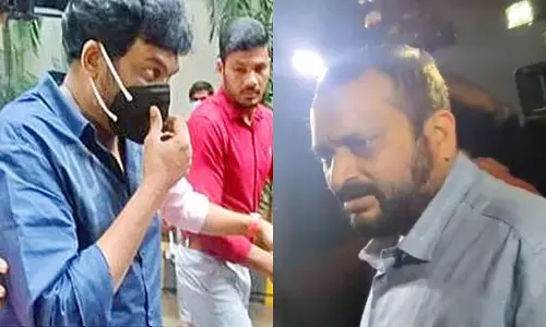 Bandla Ganesh Came to ED Office for Puri Jagannadh